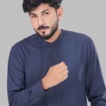 Steel Blue Shalwar Kameez – Wash & Wear Classic Edition